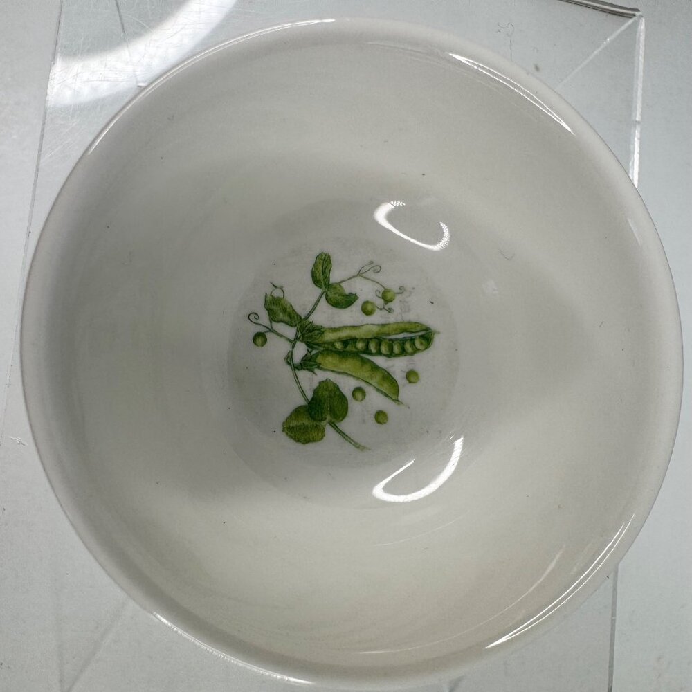 Jane Shasky Small 3 in Ceramic Bowls 4-Pc Set Vegetable Print Microwave Safe - Picture 14 of 16